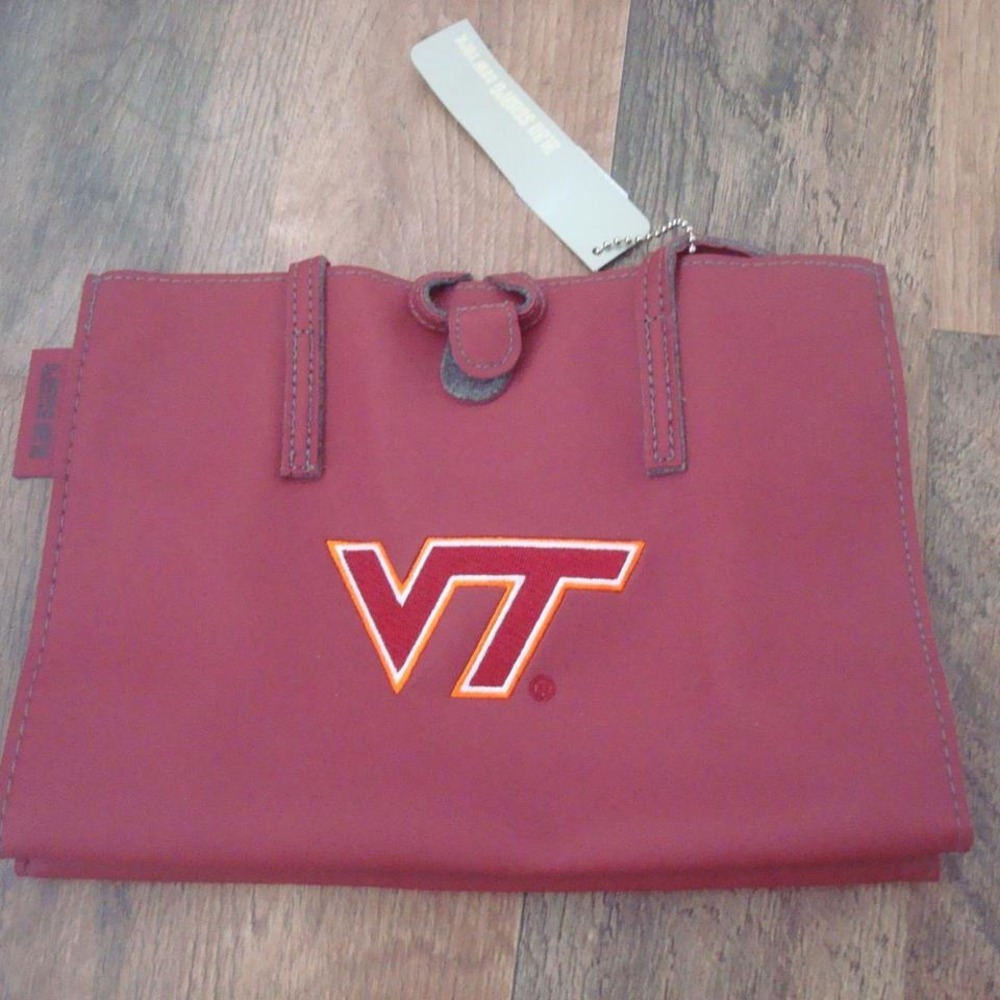 VIRGINIA TECH 7X10 BAG PURSE VINTAGE NEW TAILGATE HANDBAG TOTE